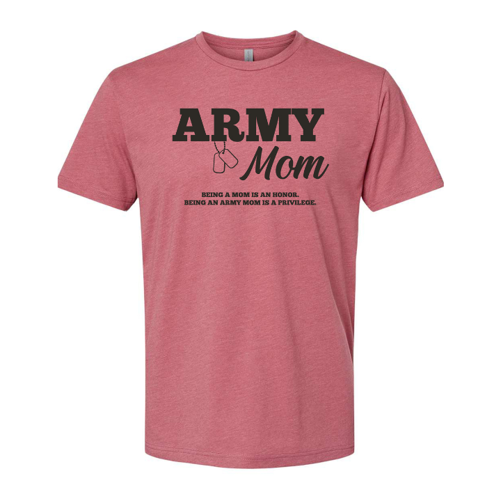 Army Mom T-Shirt (Pink)