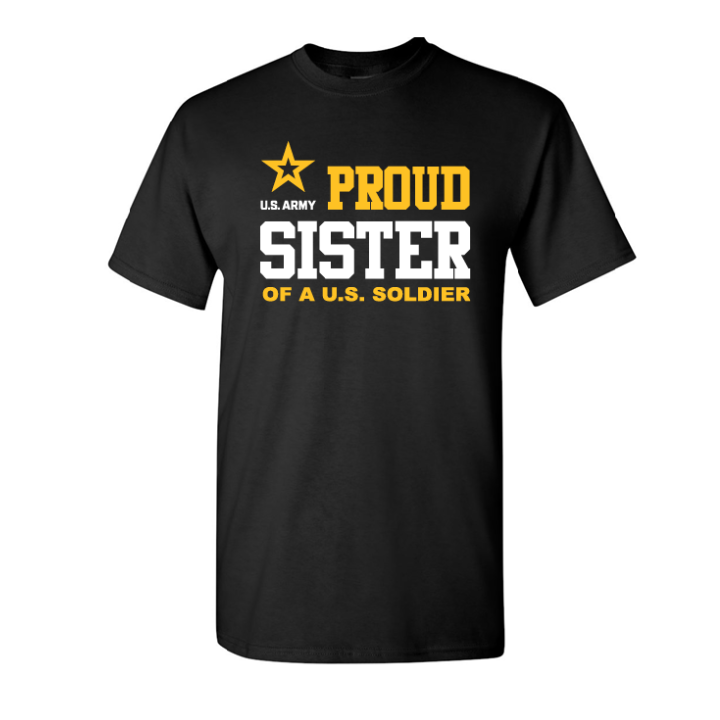 U.S. Army Proud Sister (Black)