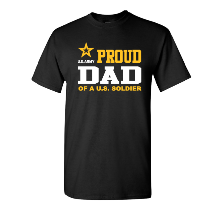 US Army Proud Dad (Black) | Dad | Oak and Liberty