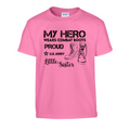 U.S. Army Little Sister Youth T-Shirt (Pink)