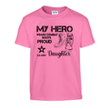 U.S. Army Daughter Youth T-Shirt (Pink)