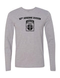 82nd Airborne Long Sleeve T-Shirt (Gray)