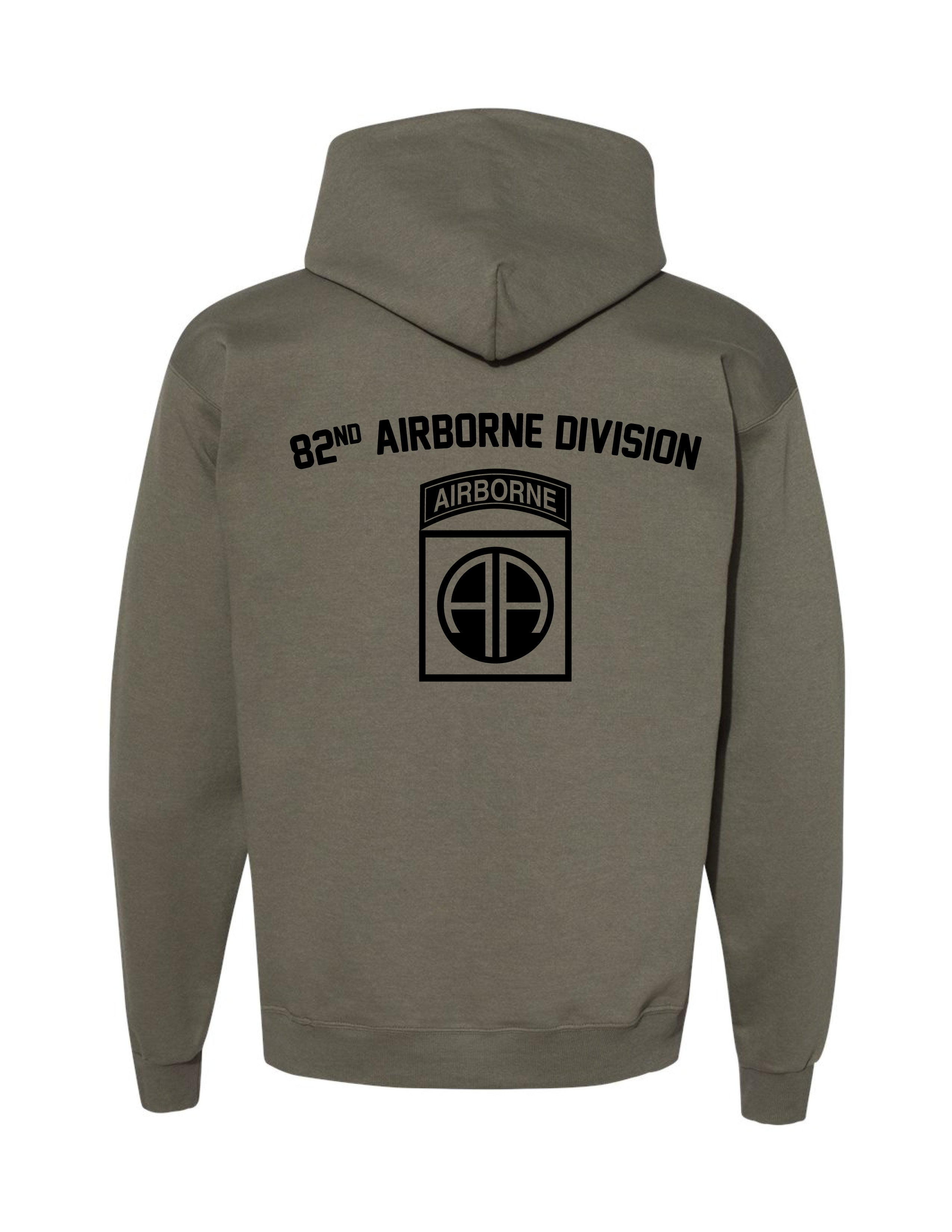 82nd Airborne Hoodie (Military Green) | Oak and Liberty