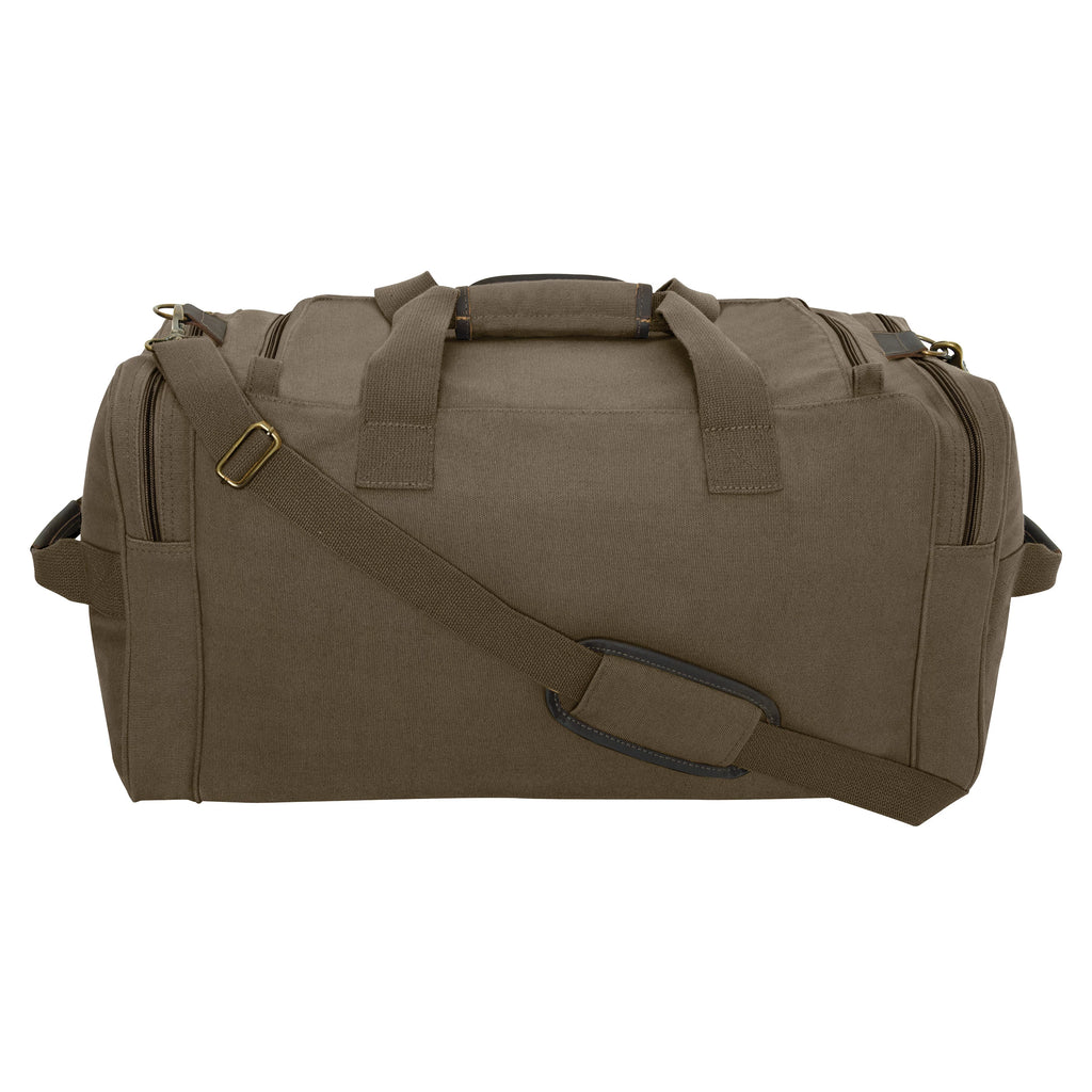 Rothco Military-Inspired Heavyweight Canvas Weekender Duffel Bag (Olive Drab)