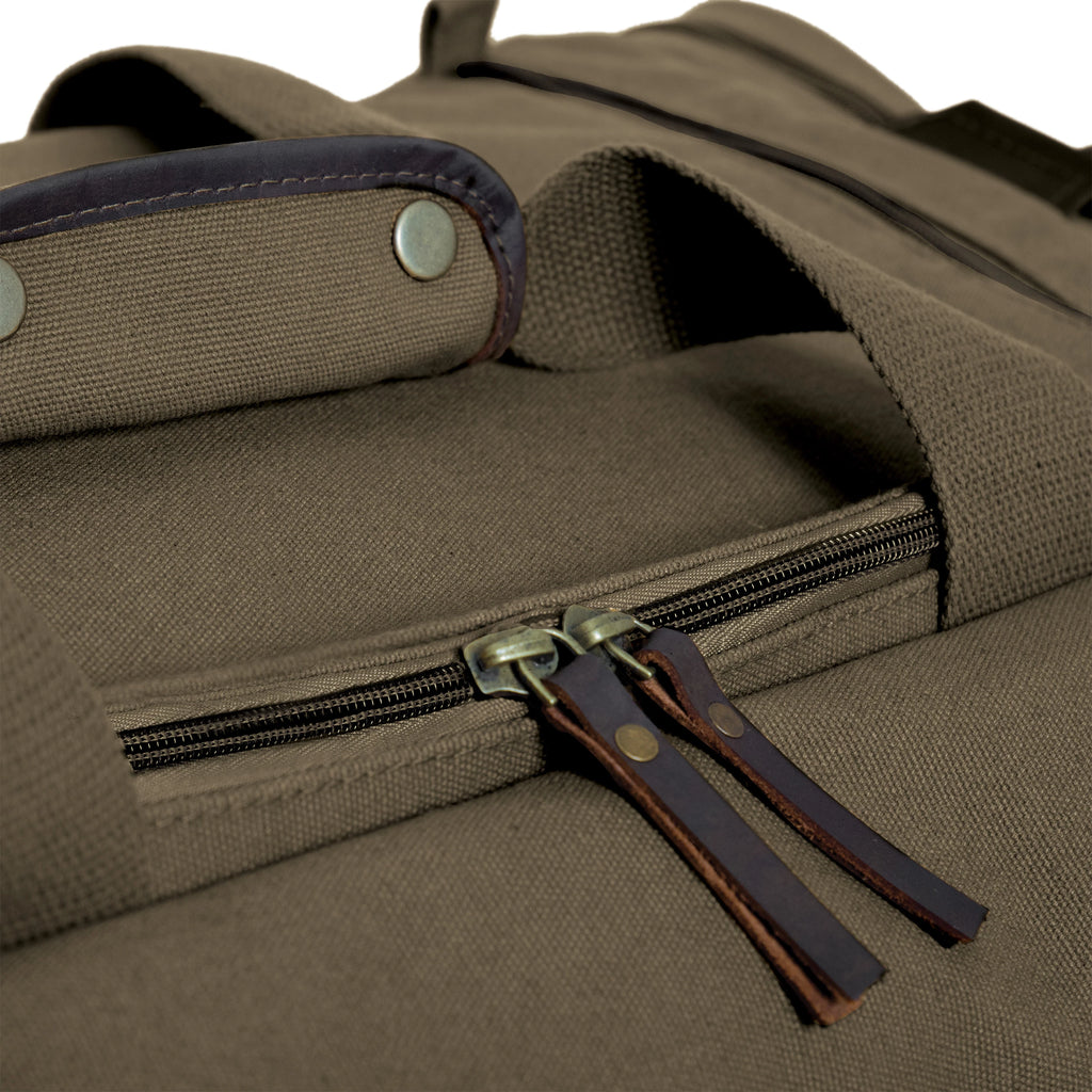 Rothco Military-Inspired Heavyweight Canvas Weekender Duffel Bag (Olive Drab)
