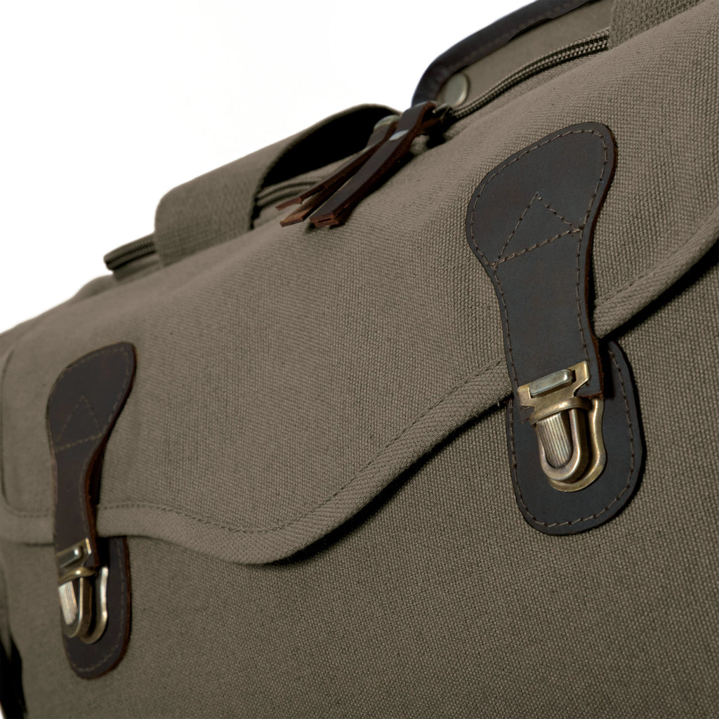 Rothco Military-Inspired Heavyweight Canvas Weekender Duffel Bag (Olive Drab)