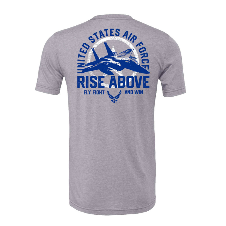 U.S. Air Force Rise Above T-Shirt (Grey)