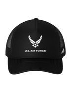 U.S. Air Force Adidas Fundamental Dispatch Trucker Cap - Black