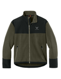 U.S. Air Force CornerStone Fleece Overlay Jacket (Tundra Green/Black)