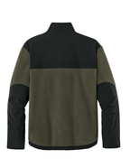 U.S. Air Force CornerStone Fleece Overlay Jacket (Tundra Green/Black)