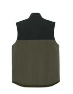 U.S. Air Force CornerStone Fleece Overlay Vest (Tundra Green/Black)