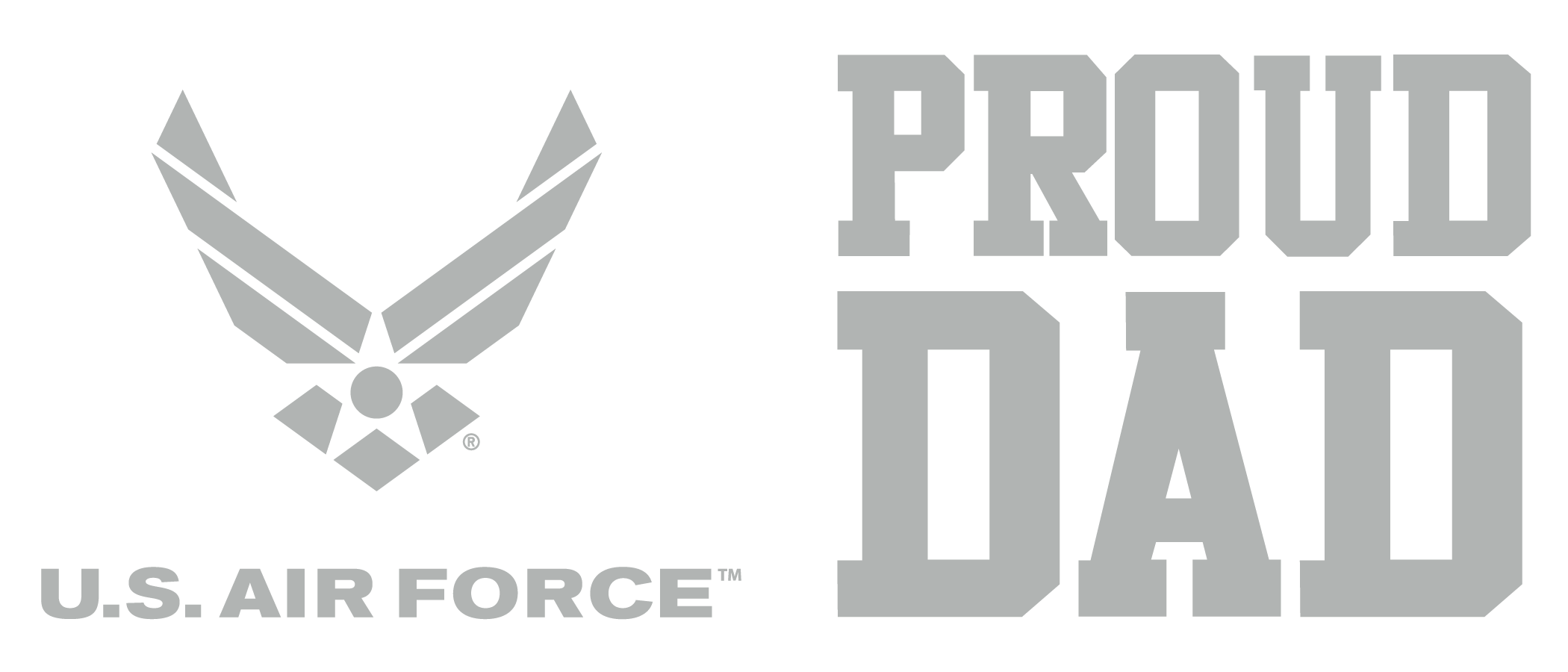 Air Force Dad Vinyl Decal