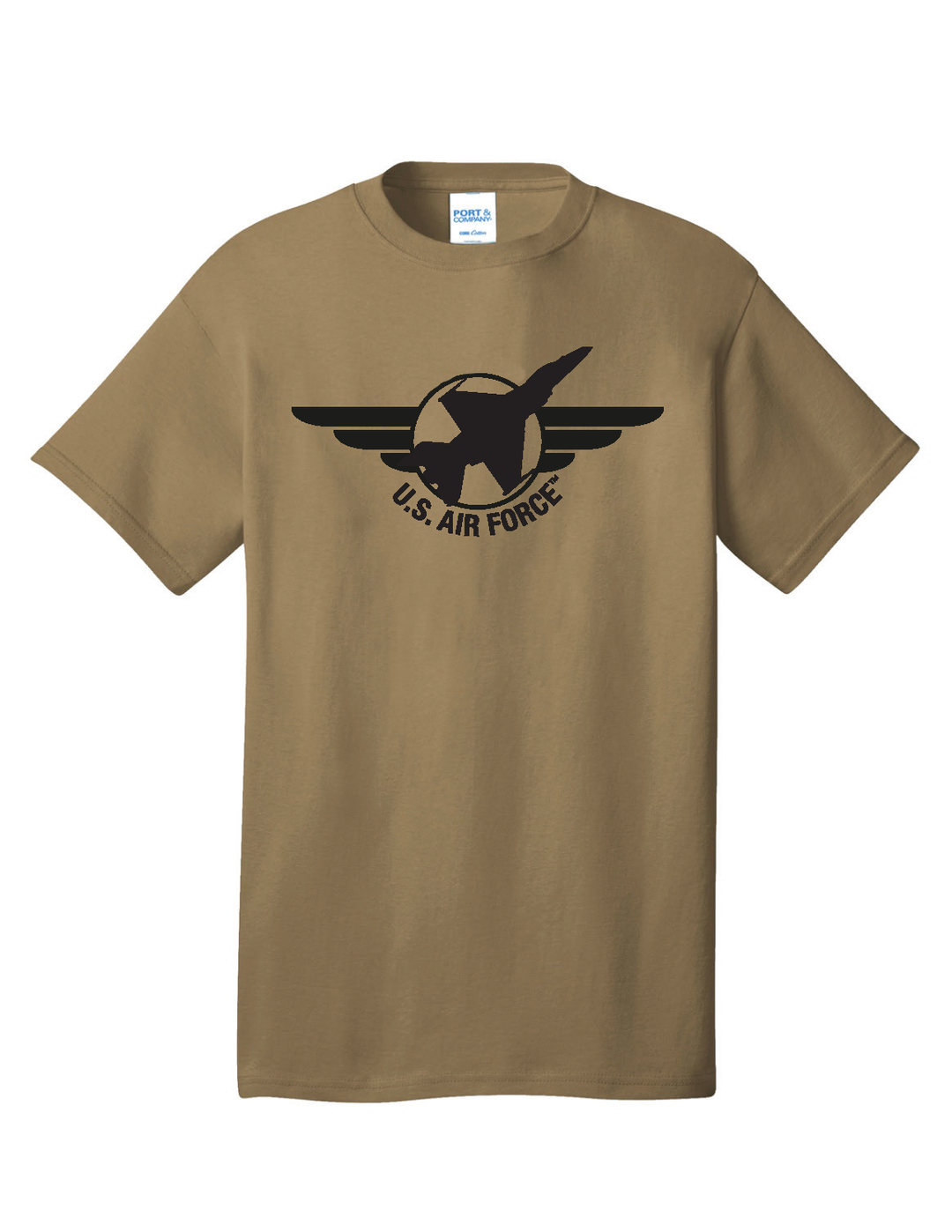 U.S. Air Force Jet T-Shirt (Coyote Brown)
