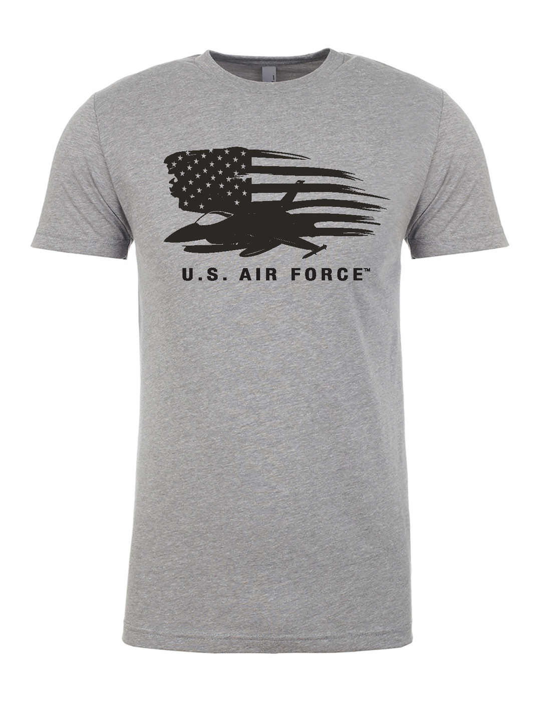 U.S. Air Force Jet Flag T-Shirt (Grey)