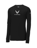 U.S. Air Force Nike Dri-Fit Performance Long Sleeve Shirt (Black)