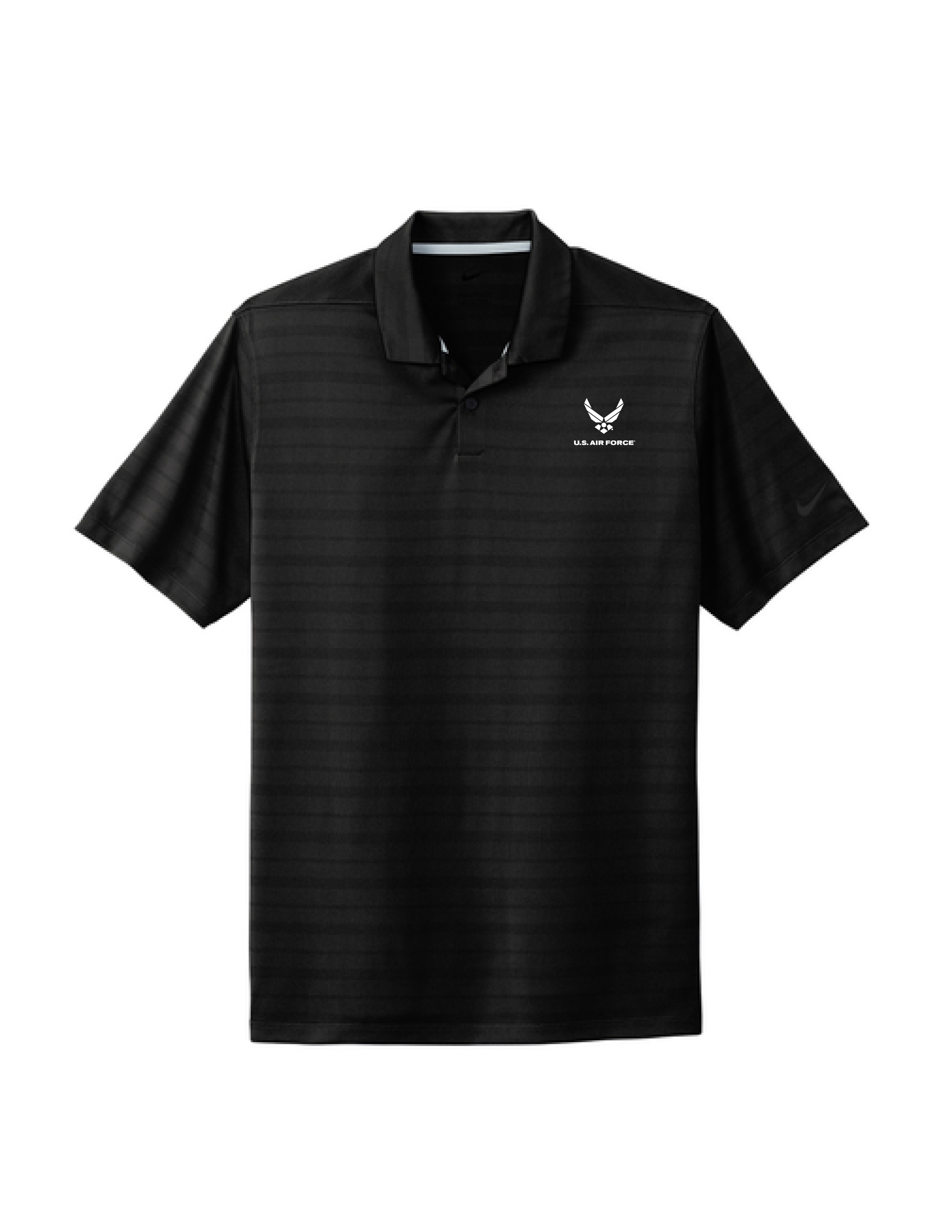 U.S. Air Force Nike Dri-FIT Vapor Jacquard Polo (Black)