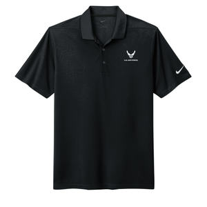 U.S. Air Force Nike Dri-FIT Micro Pique 2.0 Polo (Black)