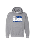 U.S. Air Force Proud Grandpa Hoodie (Graphite Heather)