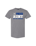 U.S. Air Force Proud Aunt T-Shirt | Graphite Heather