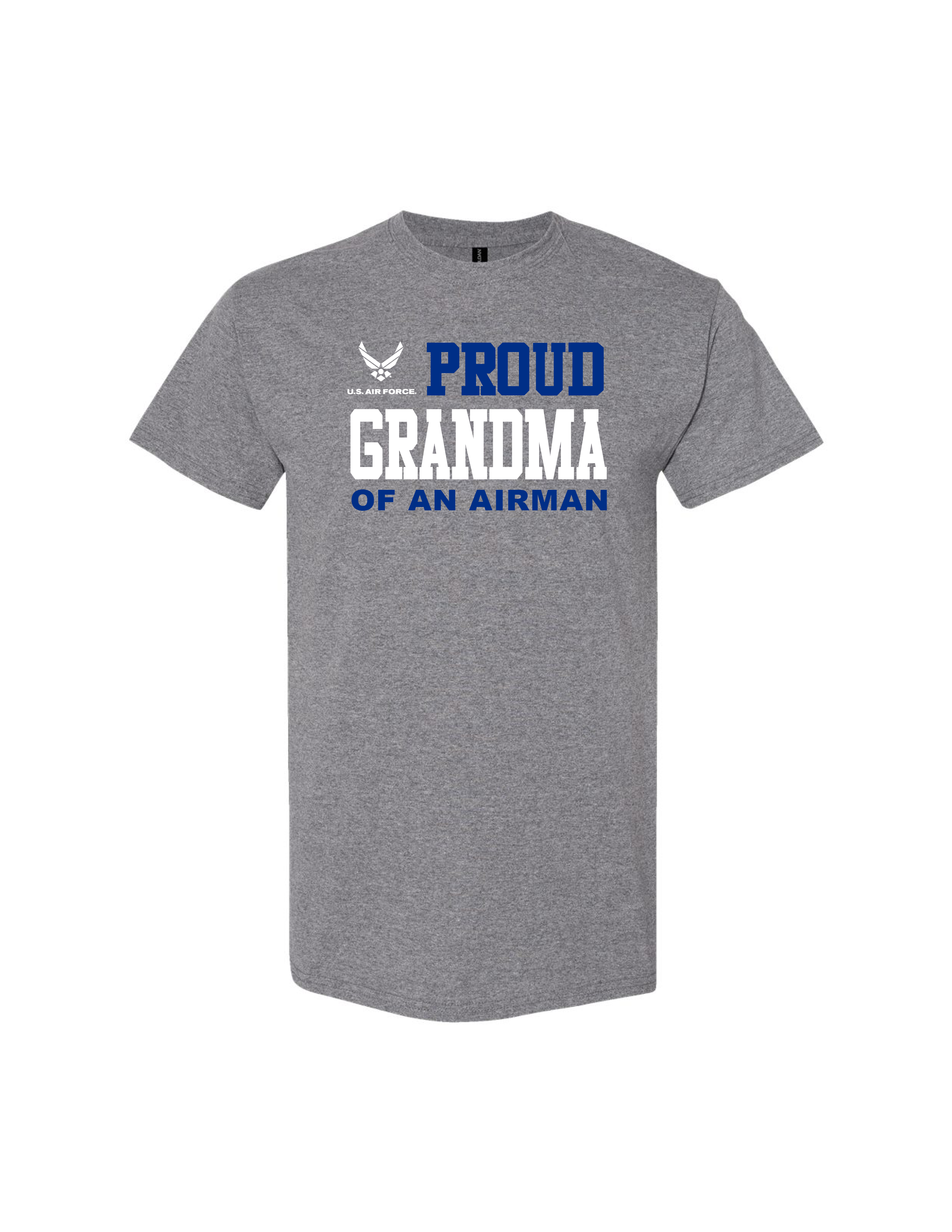 U.S. Air Force Proud Grandma T-Shirt (Graphite Heather)