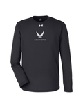 U.S. Air Force Long Sleeve Under Armour Performance T-Shirt (Black)