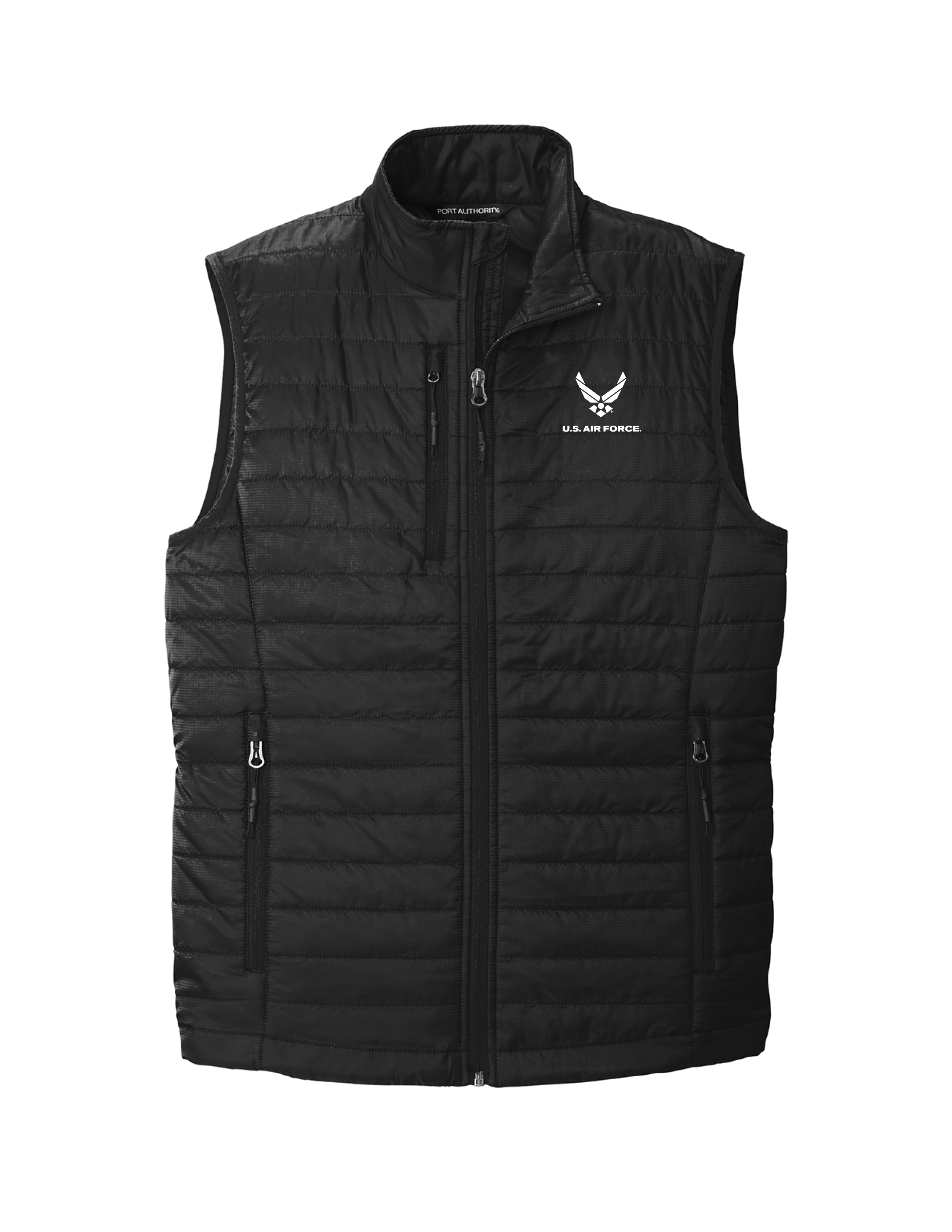 U.S. Air Force Packable Puffy Vest MENS (Black)