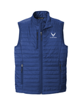 U.S. Air Force Packable Puffy Vest MENS (Cobalt Blue)