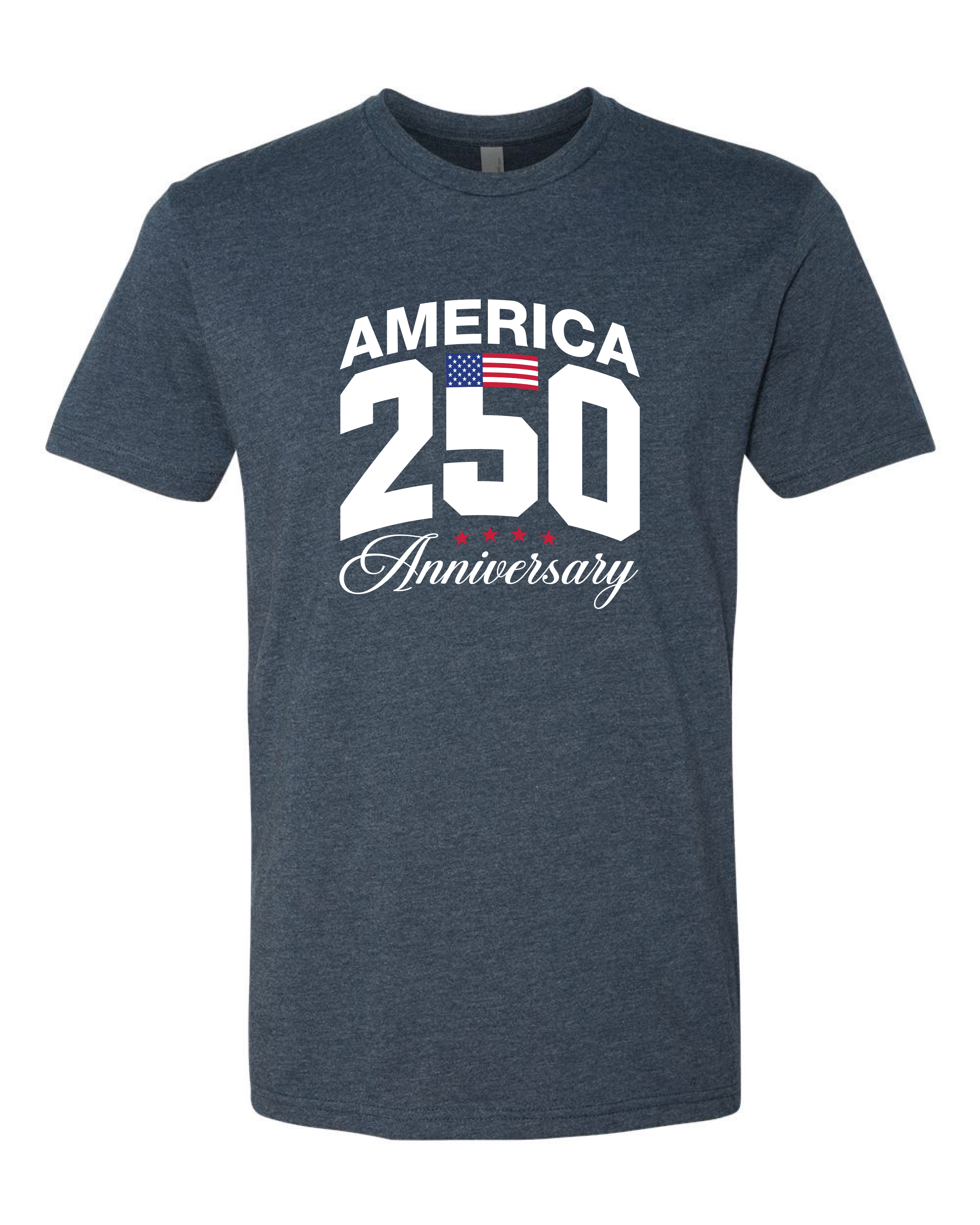 America 250 Anniversary T-Shirt | USA 250th Anniversary Patriotic Shirt - Navy