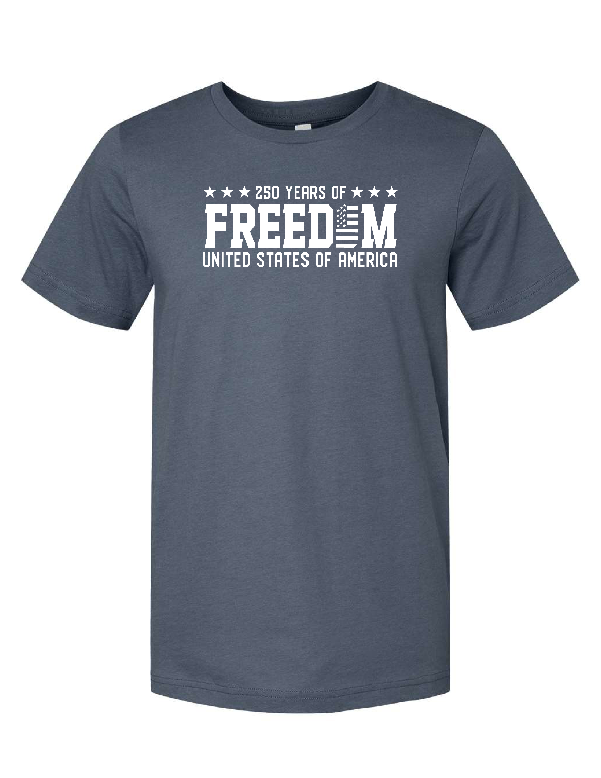America 250 Anniversary T-Shirt | America 250 Years of Freedom T-Shirt – Vintage Navy