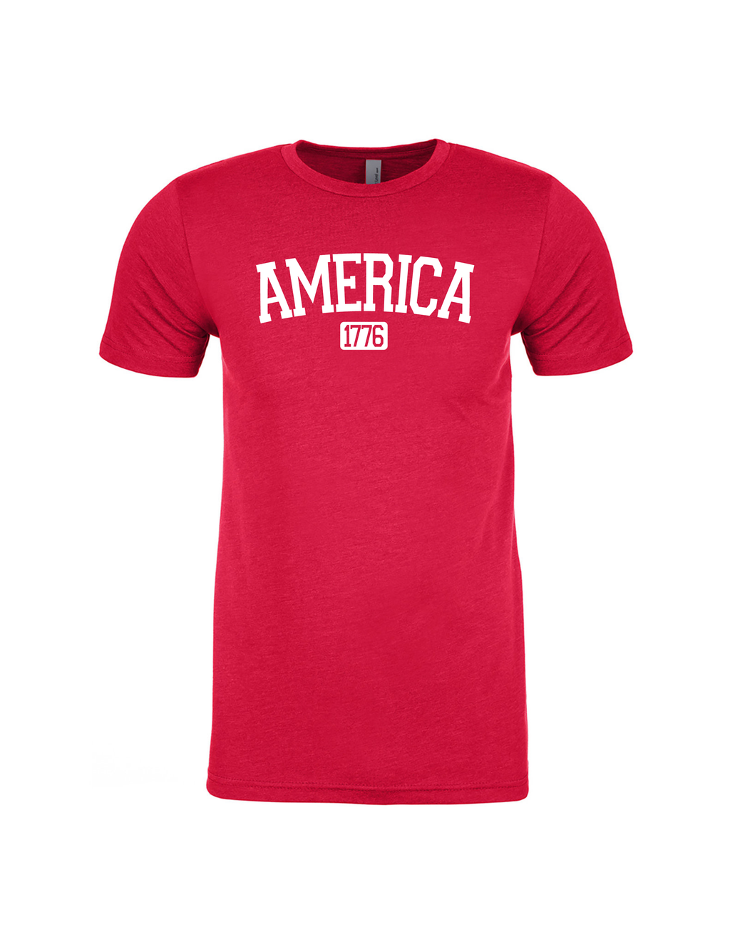 America Est. 1776 Patriotic T-Shirt - Red
