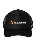U.S. Army Adidas Fundamental Dispatch Trucker Cap - Black