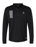U.S. Army Adidas Quarter Zip Sweater Pullover (Black)