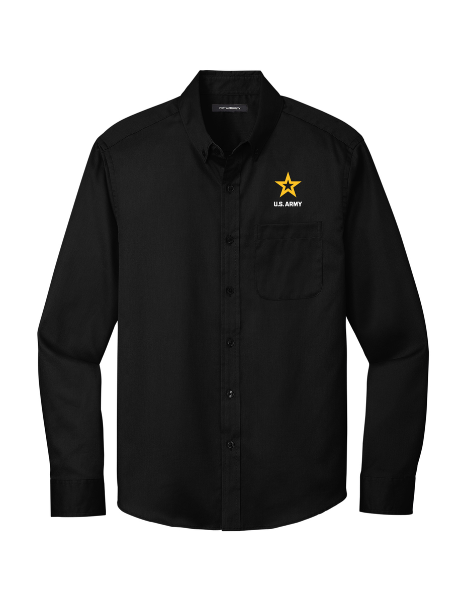 U.S. Army™ Button Up Shirt MENS (Black) Oak and Liberty
