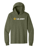 U.S. Army Pullover Hooded T-Shirt (Olive Drab Green Heather)