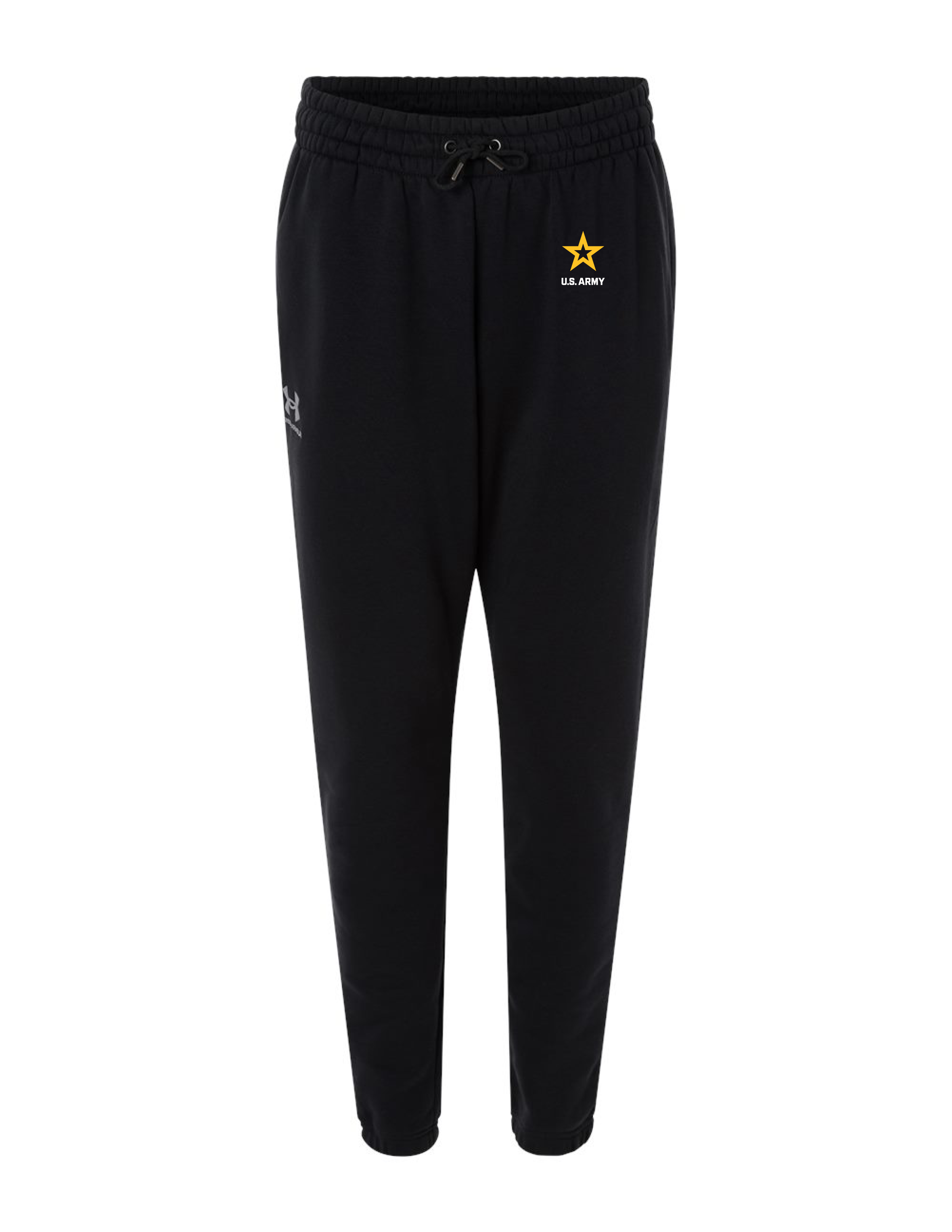 U.S. Army Under Amour Icon Fleece Jogger Pants (Black)