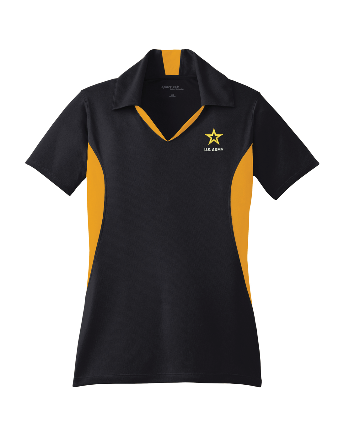 U.S. Army™ Ladies Polo (Black and Gold)