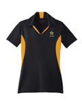 U.S. Army Ladies Polo (Black and Gold)