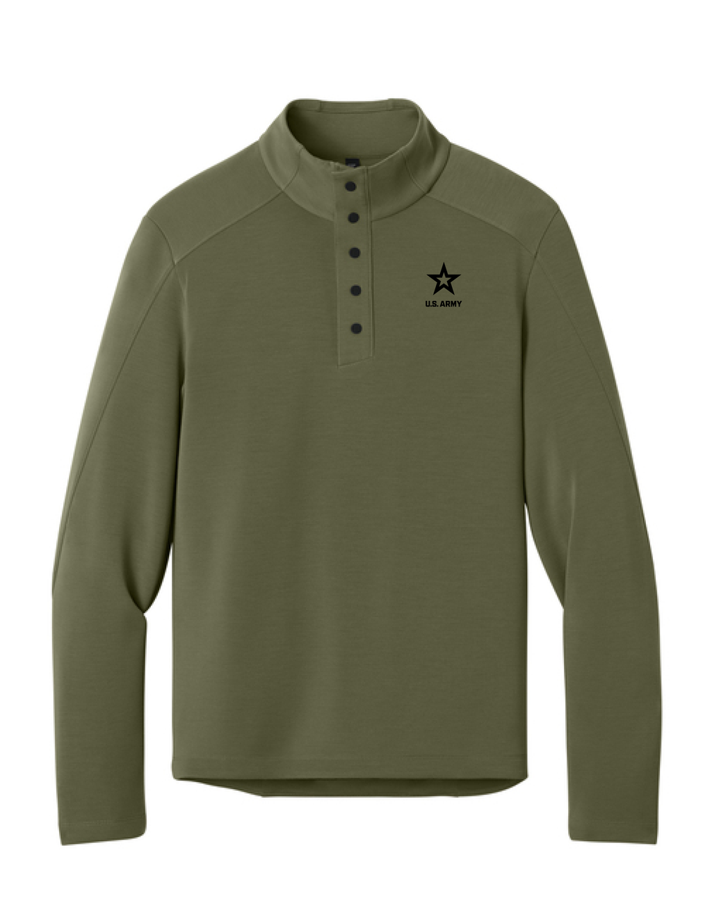 U.S. Army MiiR Kumo Quarter-Snap Pullover (Forest Moss)
