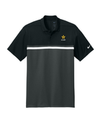 U.S. Army Nike Dri-FIT Victory Colorblock Polo (Black/Anthracite/White)