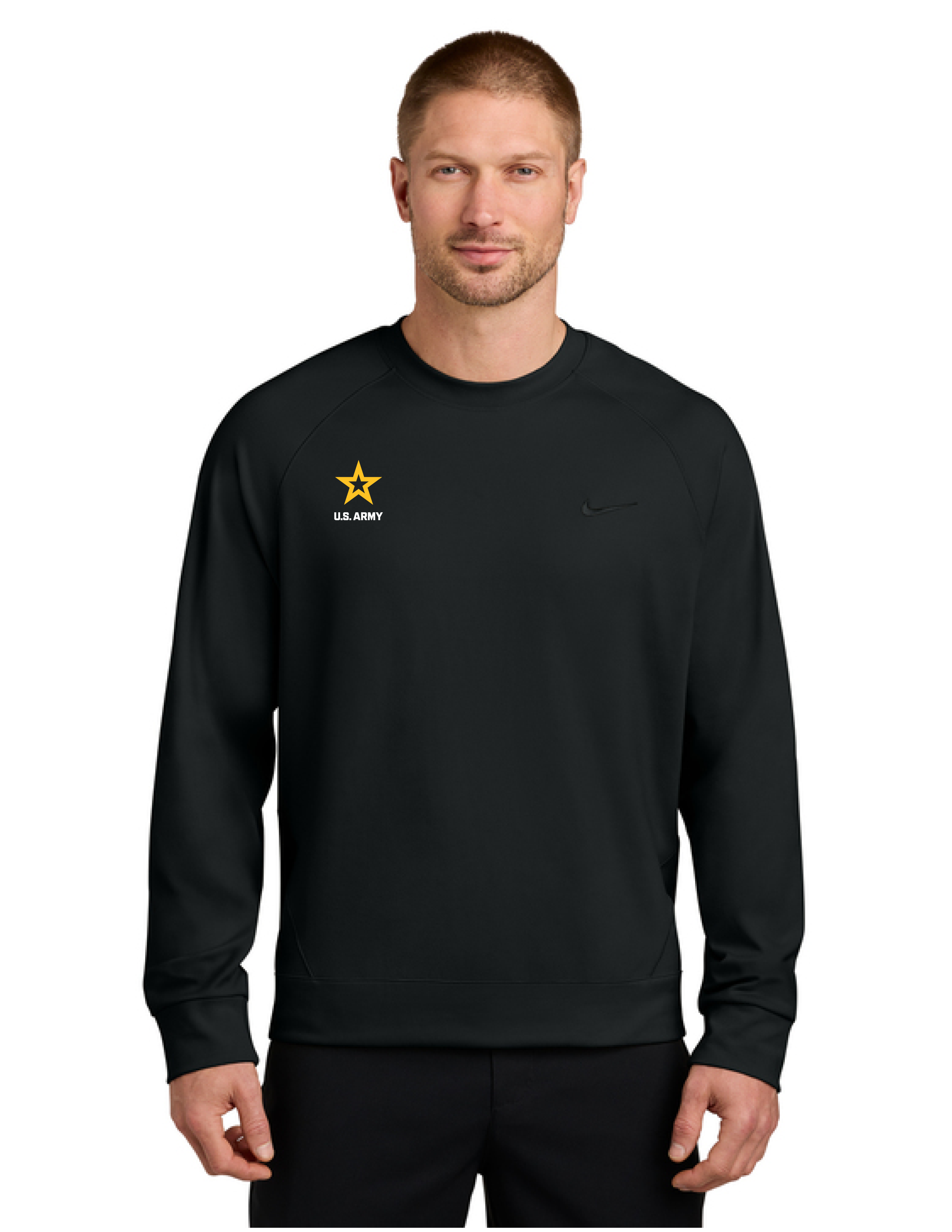 U.S. Army Nike Dri-FIT Primary Crewneck Sweatshirt (Black)