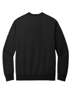 Army Nike Club Fleece Sleeve Swoosh Crewneck Sweatshirt (Black)