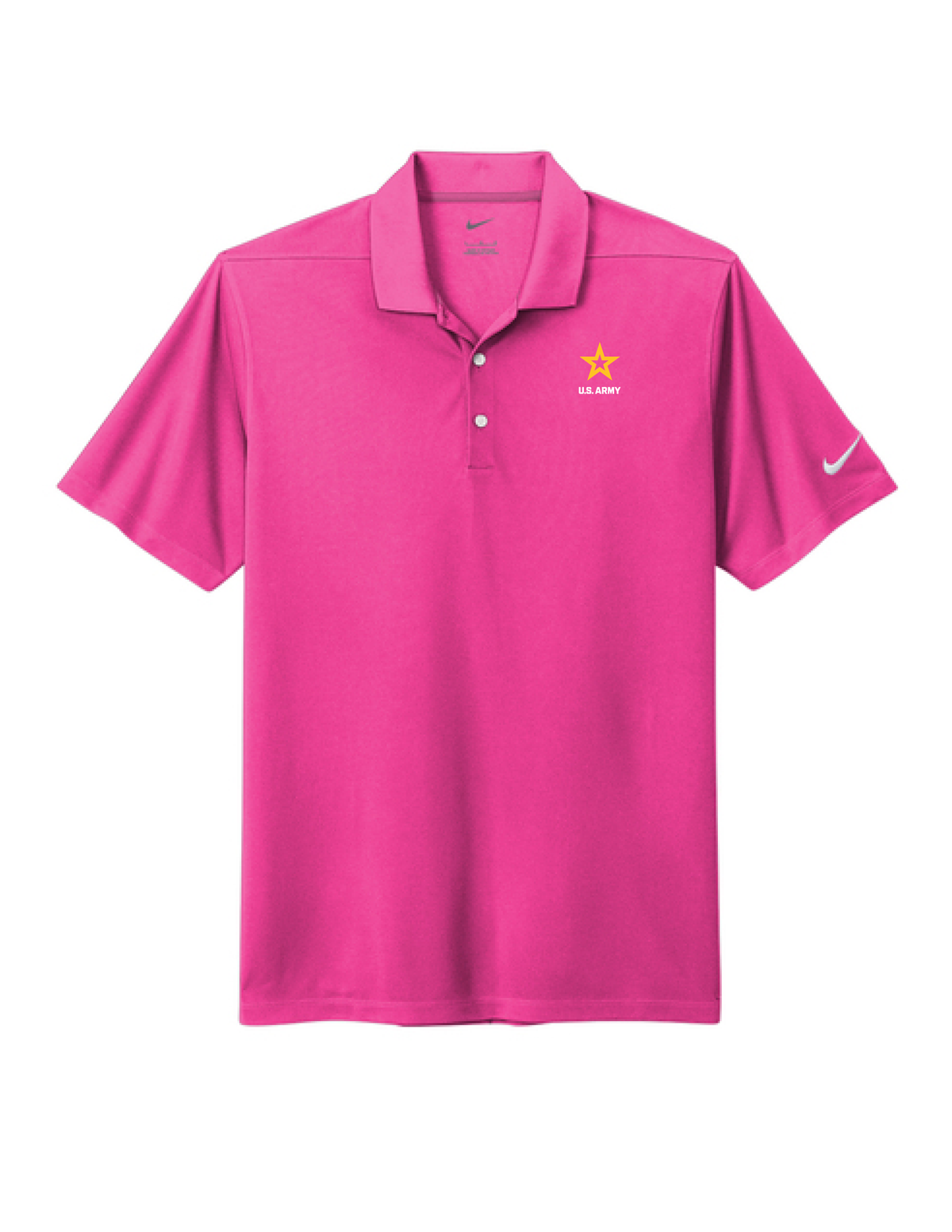 U.S. Army Nike Dri-FIT Micro Pique 2.0 Polo (Vivid Pink)