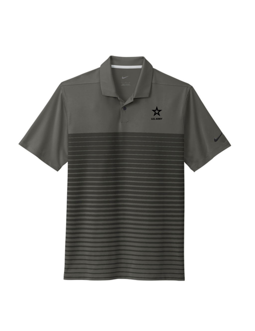 U.S. Army Nike Dri-FIT Vapor Block Polo (Anthracite)