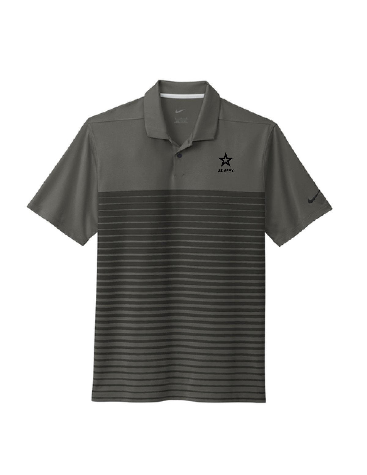 U.S. Army Nike Dri-FIT Vapor Block Polo (Anthracite)