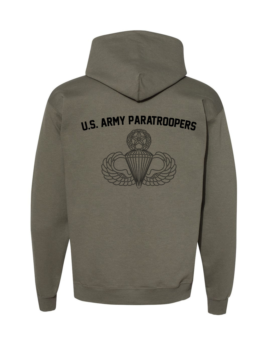Army Paratroopers Hoodie (Military Green)