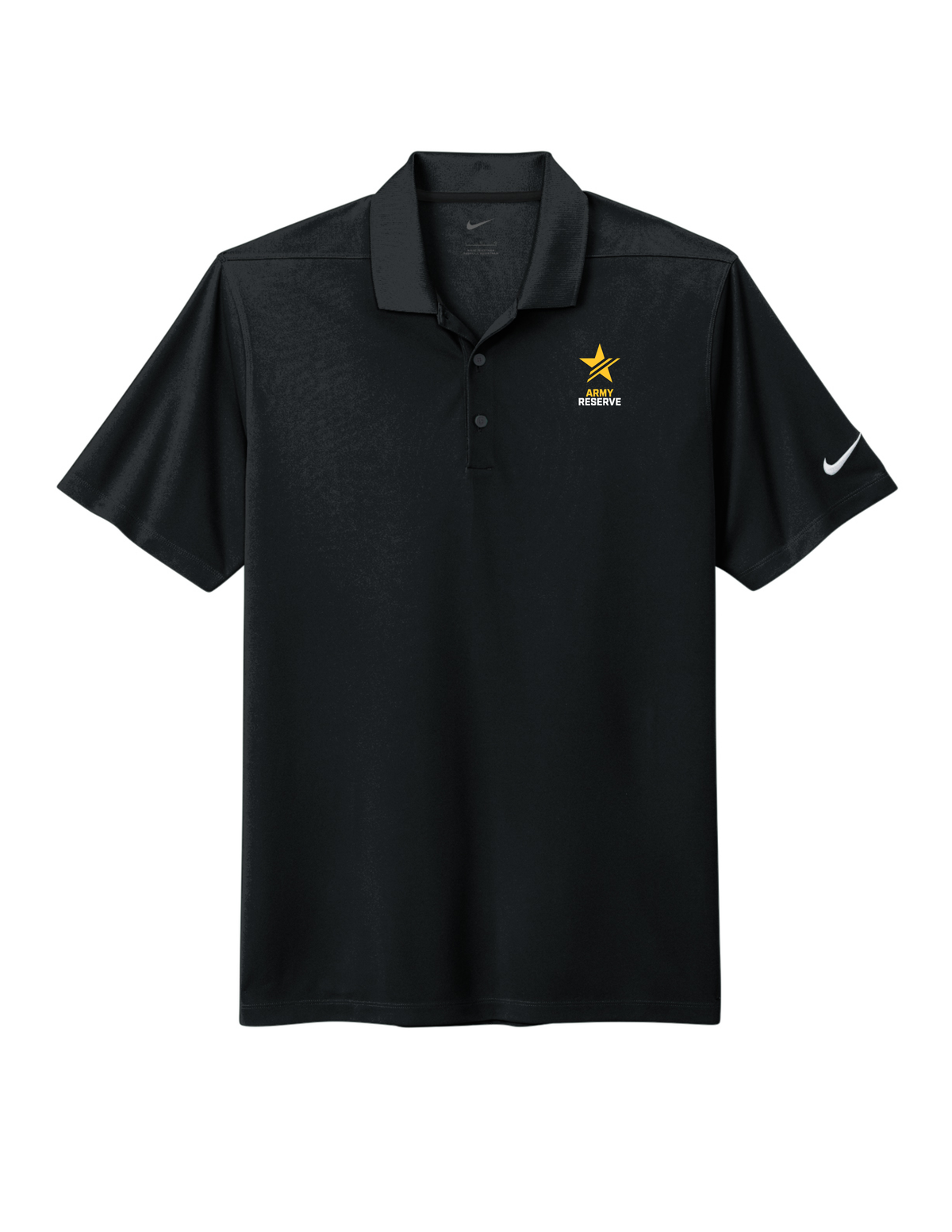 U.S. Army Reserve Nike Dri-FIT Micro Pique 2.0 Polo (Black)