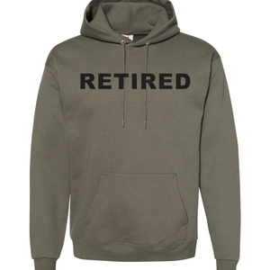 Retired Hoodie (Military Green)
