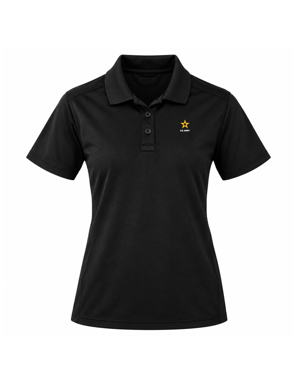 U.S. Army Rothco Performance Series Women's Tactical Polo (Black)