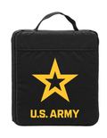 U.S. Army Stadium Seat Cushion with Pocket (Black)