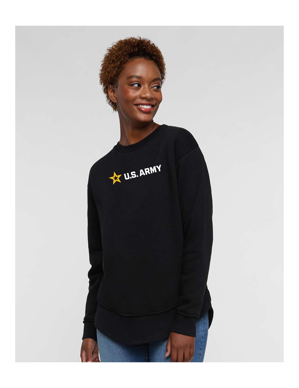 U.S. Army Ladies Tunic Sweatshirt (Black)